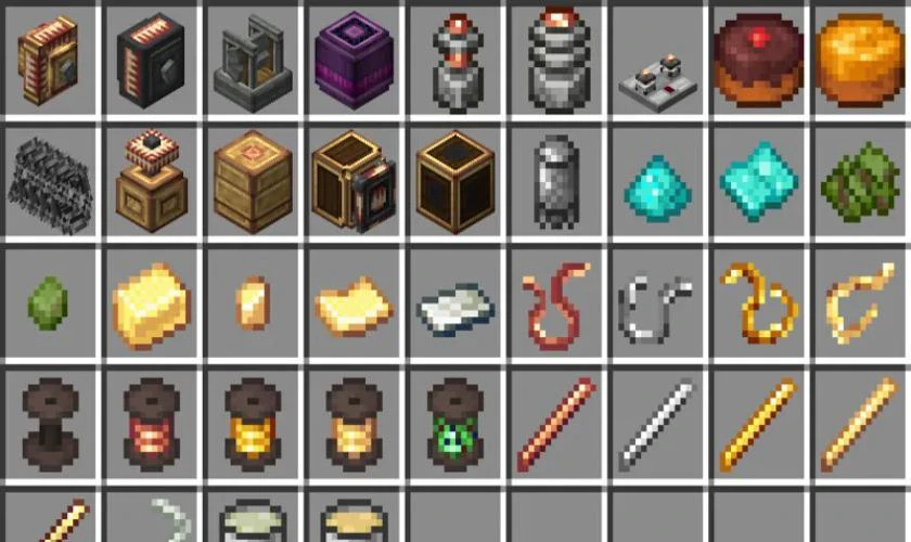 Chế tạo công cụ và vật phẩm trong Minecraft miễn phí
