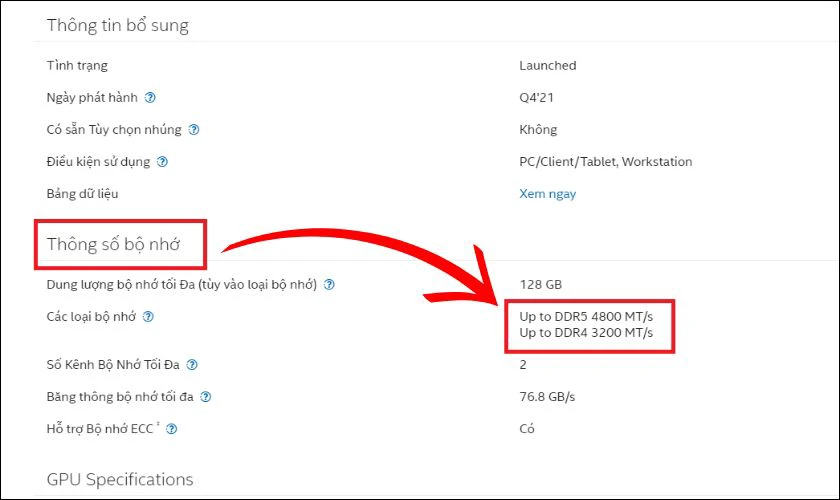 Cách chọn RAM phù hợp với CPU