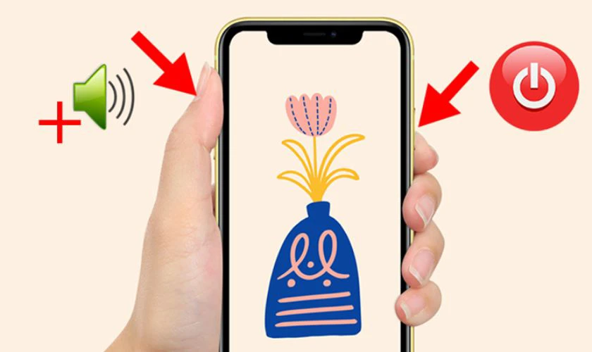 C&aacute;ch chụp m&agrave;n h&igrave;nh iPhone c&oacute; Face ID (iPhone X trở l&ecirc;n)
