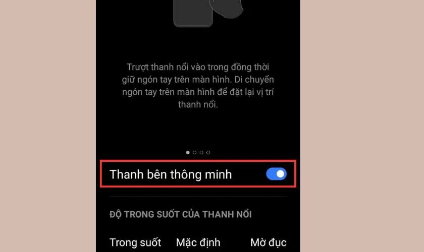 C&aacute;ch thực hiện chụp m&agrave;n h&igrave;nh Realme bằng thanh b&ecirc;n th&ocirc;ng minh