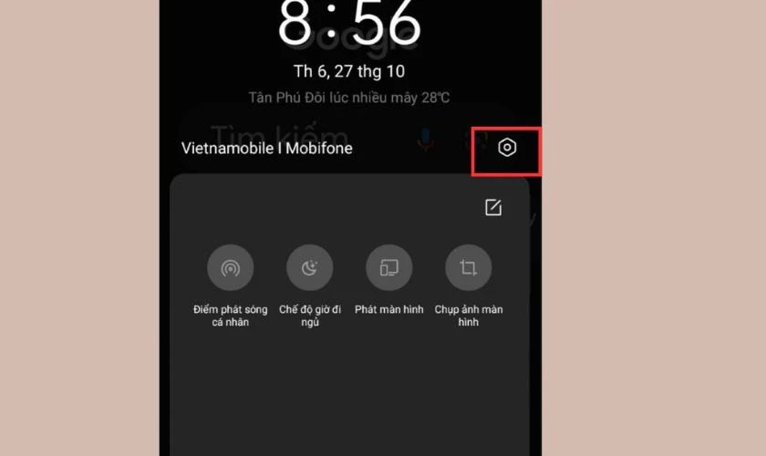 Thiết lập cử chỉ th&ocirc;ng minh trong C&agrave;i đặt