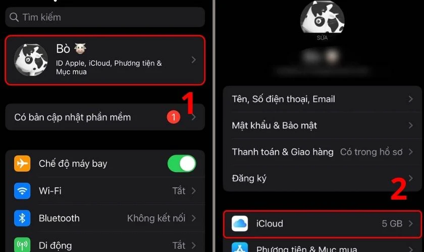 Cách chuyển hình ảnh từ iPhone sang iPhone mới qua iCloud