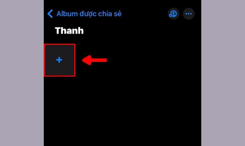 Cách tạo album chia sẻ ảnh