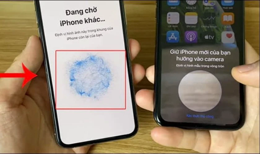 Chuyển ảnh từ iPhone cũ sang iPhone mới bằng QR code