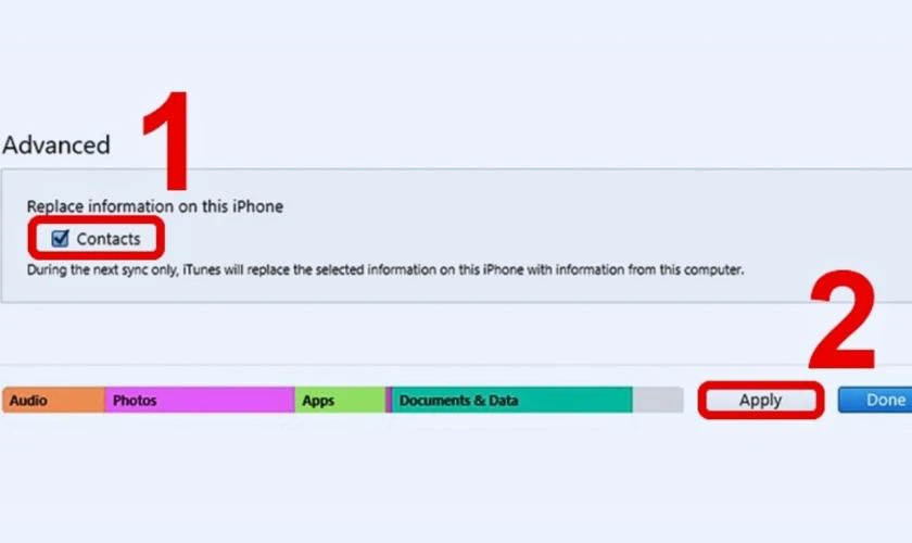 Cách sao chép danh bạ từ iPhone sang iPhone
