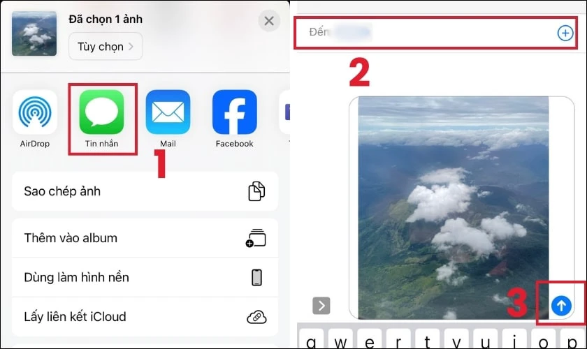 Chuyển ảnh trên iPhone bằng Airdrop