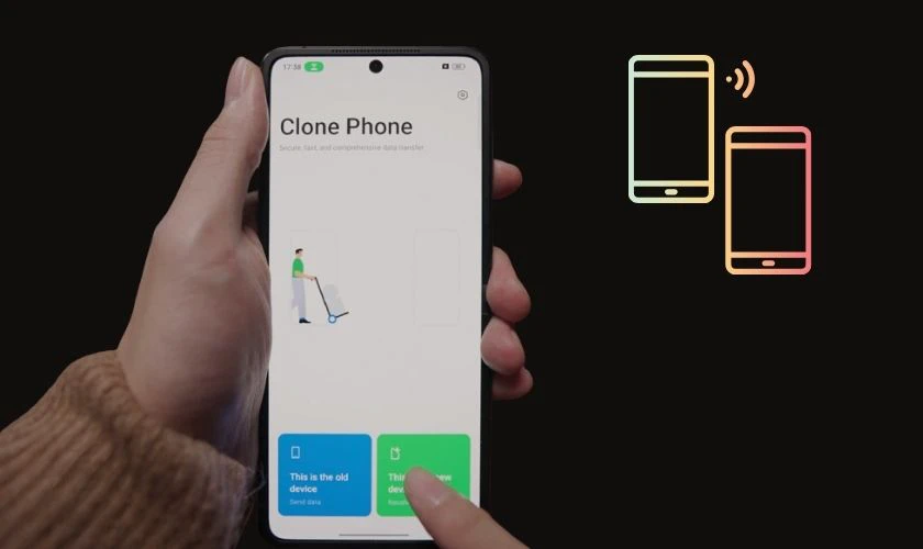Cách chuyển dữ liệu từ Samsung sang OPPO qua Oppo Clone
