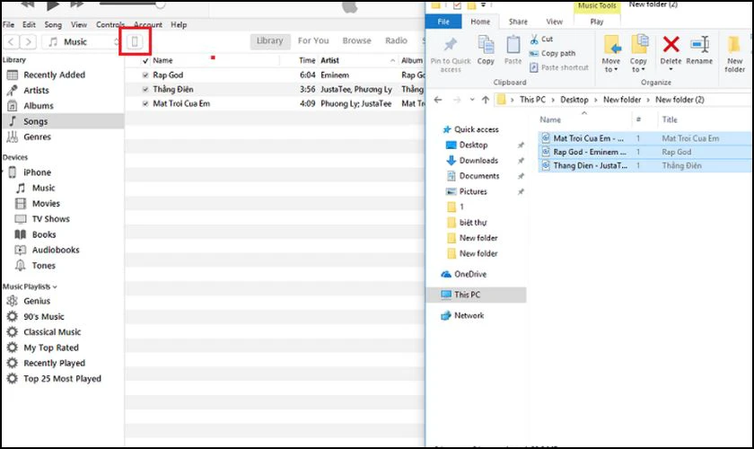 C&aacute;ch copy nhạc từ m&aacute;y t&iacute;nh v&agrave;o iPhone bằng iTunes nhanh
