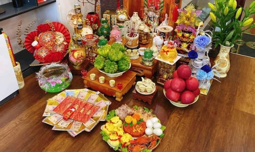 Trình tự hóa vàng cúng mùng 10 vía thần tài