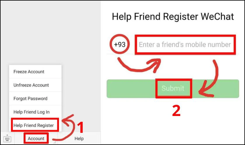 Cách đăng ký WeChat không cần quét mã bằng WeChat Team đơn giản