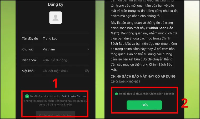 Cách đăng ký WeChat không quét mã bằng Facebook thành công