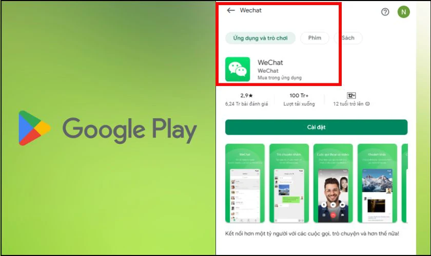 Cách đăng ký Wechat trên điện thoại Android