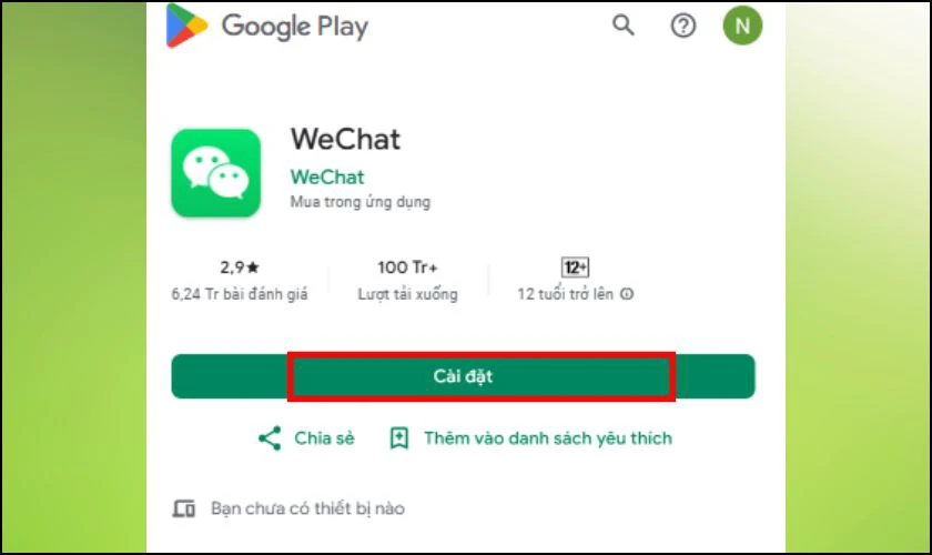 Cách đăng ký Wechat trên điện thoại Android dễ dàng