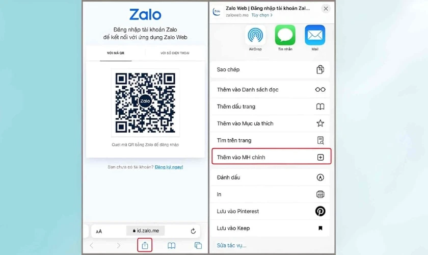 C&aacute;ch đăng nhập 2 Zalo tr&ecirc;n 1 điện thoại iPhone nhanh