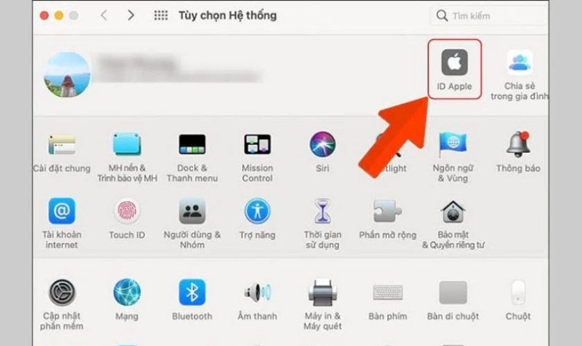Cách đăng xuất ID Apple cũ trên Macbook