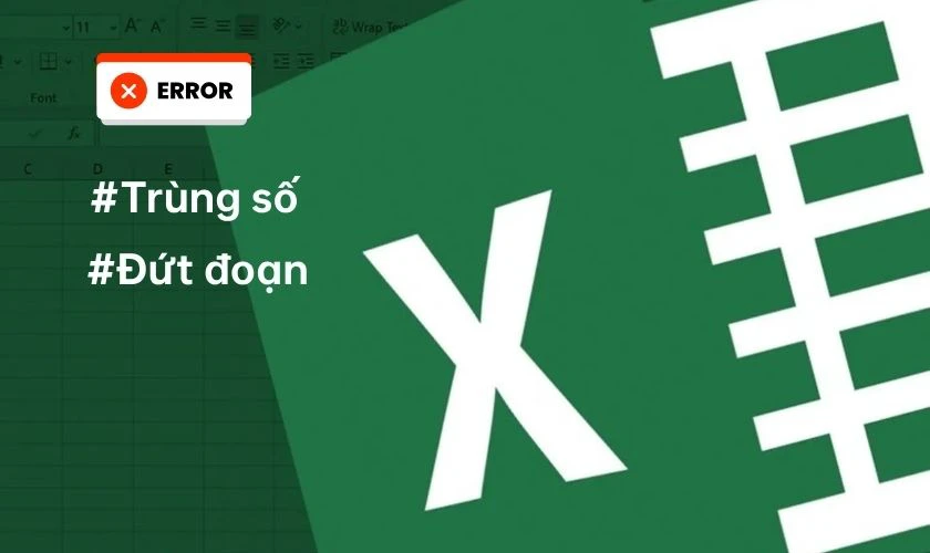 Lỗi thường gặp khi đánh số thứ tự trong Excel