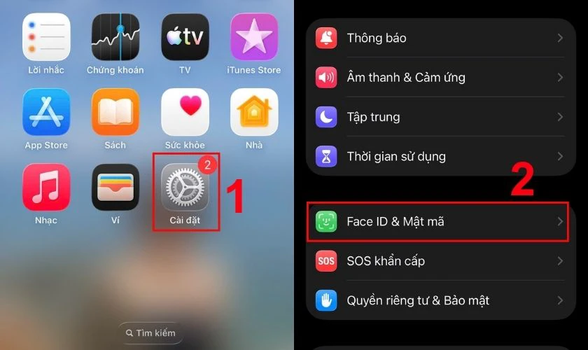 Cách đặt lại và xóa face ID trên iPhone