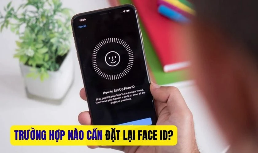 Trường hợp nào cần đặt lại hoặc xóa Face ID