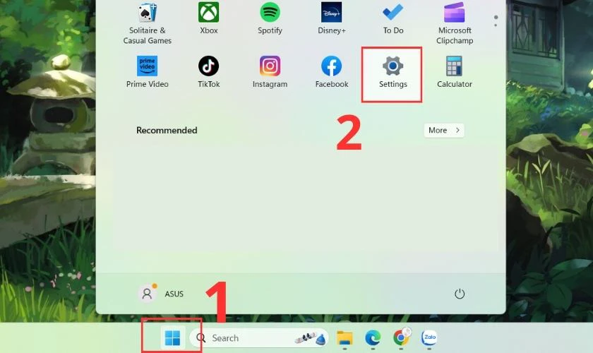 Hướng dẫn c&agrave;i đặt mật khẩu m&aacute;y t&iacute;nh Win 11 qua Windows Settings