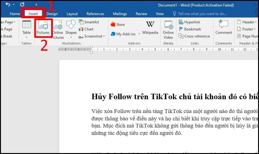 Cách di chuyển ảnh trong Word bằng tính năng Wrap Text