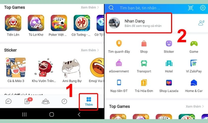 Cách đổi ảnh đại diện Zalo trên điện thoại