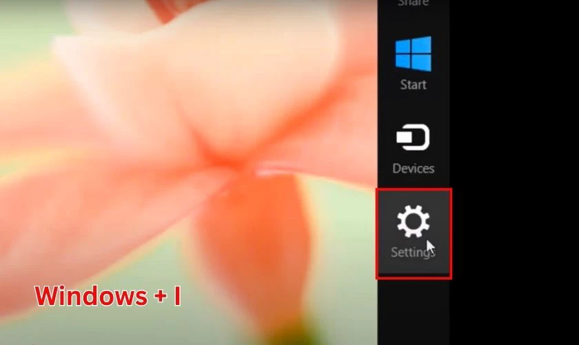 C&aacute;ch đổi h&igrave;nh nền m&aacute;y t&iacute;nh Win 8 trong Settings