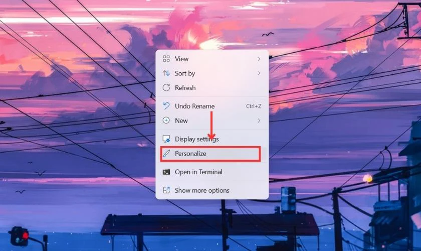 Đổi h&igrave;nh nền m&aacute;y t&iacute;nh bằng c&aacute;ch chọn Theme mới tr&ecirc;n Win 11