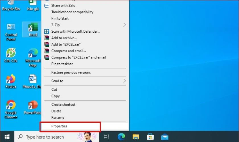 Thay đổi icon ứng dụng tr&ecirc;n m&aacute;y t&iacute;nh Win 10