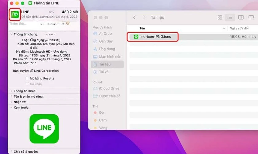 Thay đổi icon ứng dụng tr&ecirc;n m&aacute;y t&iacute;nh hệ macOS