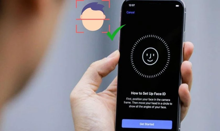 C&agrave;i đặt mật khẩu điện thoại bằng Face ID