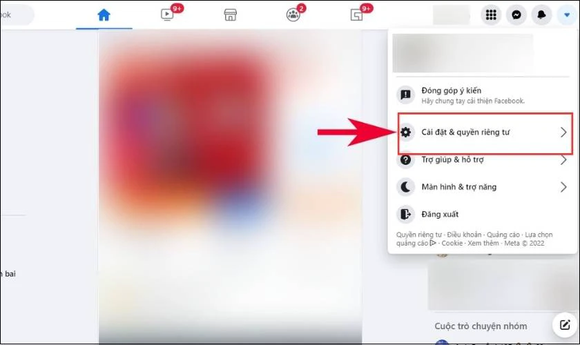 Chọn C&agrave;i đặt & quyền ri&ecirc;ng tư