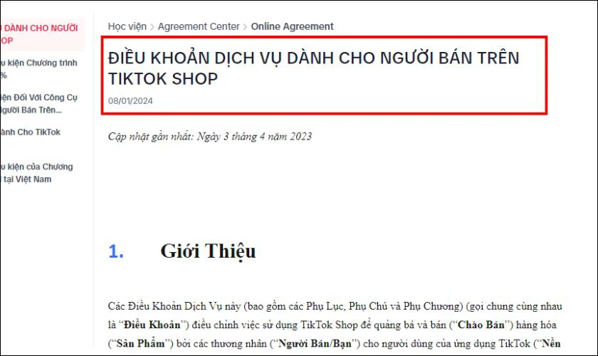 Lưu &yacute; g&igrave; khi thực hiện đổi t&ecirc;n cửa h&agrave;ng TikTok Shop?