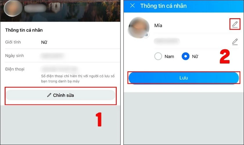 C&aacute;ch đổi t&ecirc;n Zalo tr&ecirc;n điện thoại đơn giản nhất