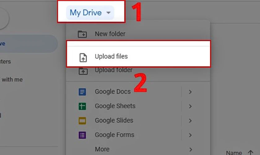 Cách đưa file Excel lên Google Drive