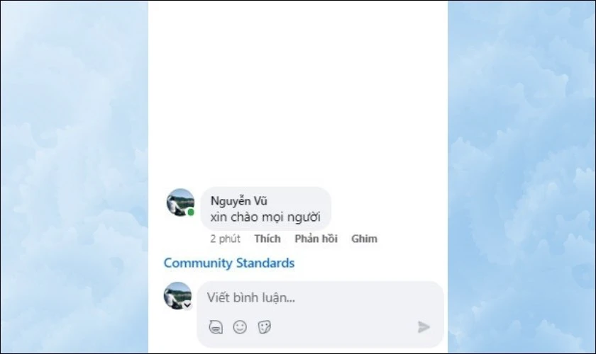 Nhấn giữ b&igrave;nh luận rồi bạn chọn mục Bỏ ghim b&igrave;nh luận