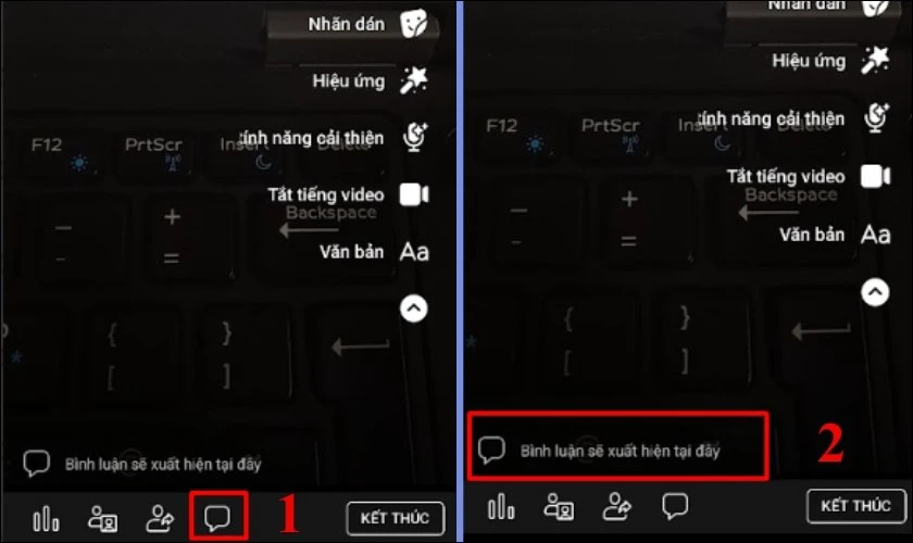 Tiến h&agrave;nh nhập b&igrave;nh luận