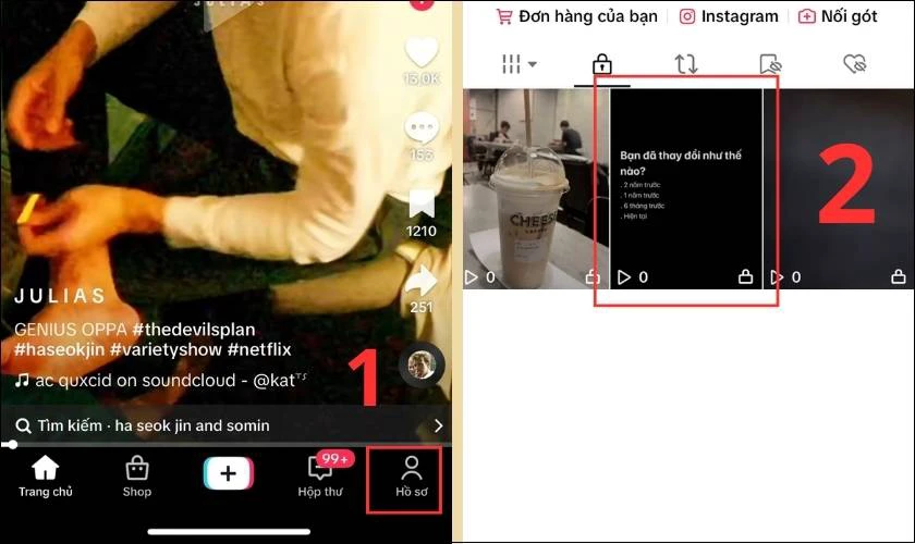 C&aacute;ch ghim b&igrave;nh luận tr&ecirc;n TikTok bằng điện thoại Android, iPhone