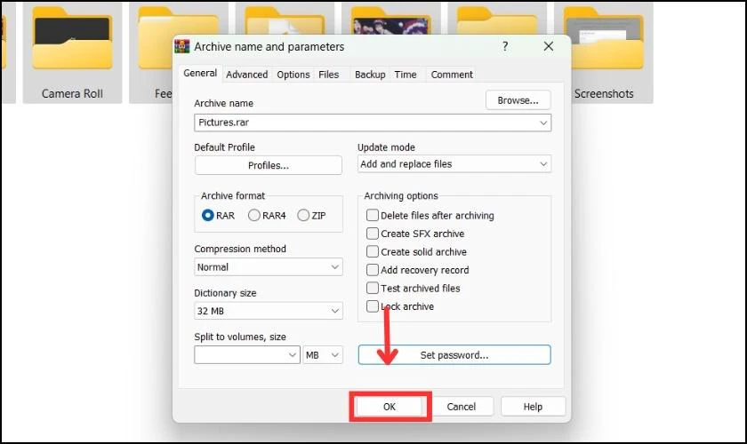 Chọn lựa c&aacute;ch thức n&eacute;n file cho tr&ecirc;n m&aacute;y t&iacute;nh Win 11