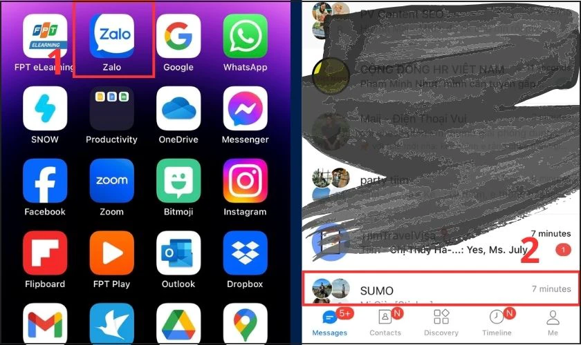 Giải ph&oacute;ng dung lượng Zalo bằng c&aacute;ch x&oacute;a dữ liệu tr&ograve; chuyện