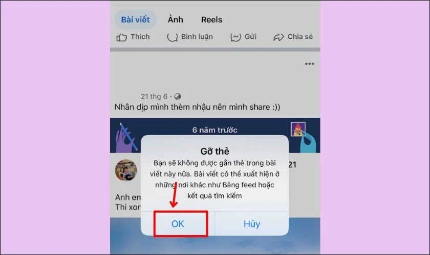 C&aacute;ch gỡ bỏ gắn thẻ khi được bạn b&egrave; tag t&ecirc;n tr&ecirc;n Facebook