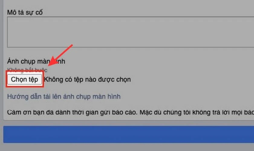 H&atilde;y nhấn Chọn tệp v&agrave; Tải ảnh chụp CCCD của bạn