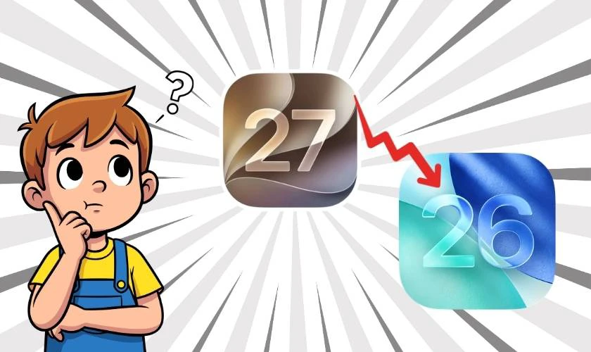 Có cách hạ iOS 27 xuống iOS 26 không