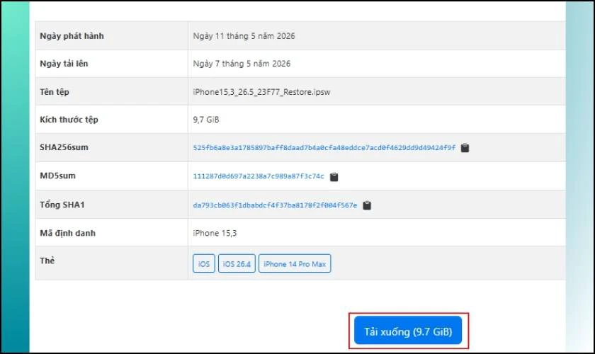 Cách hạ iOS 27 xuống iOS 26.4 hiệu quả
