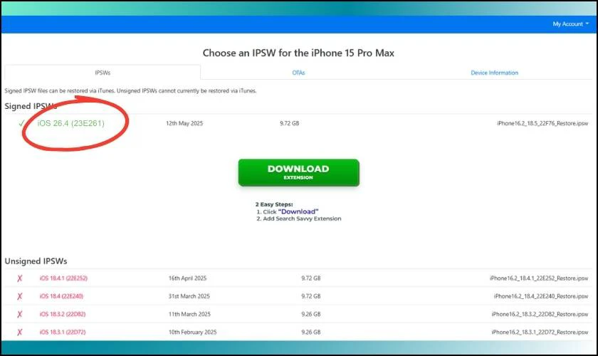 Điều kiện để hạ iOS 27 xuống iOS 26.4