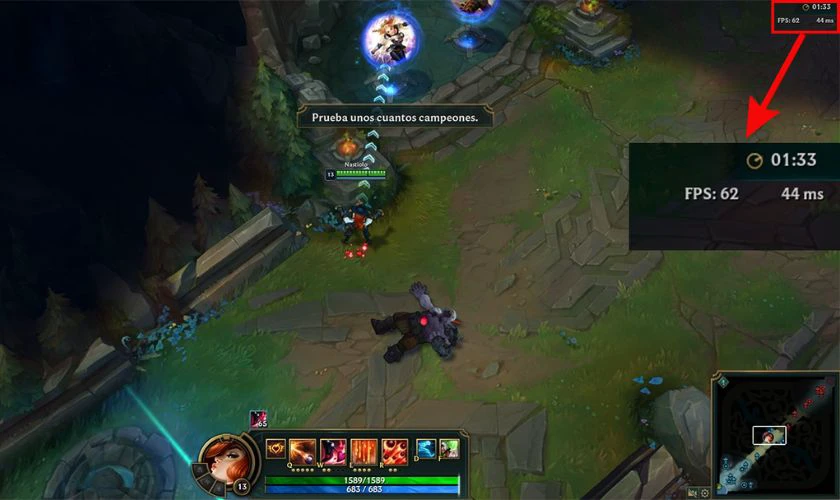 Cách hiện FPS trong LOL đơn giản