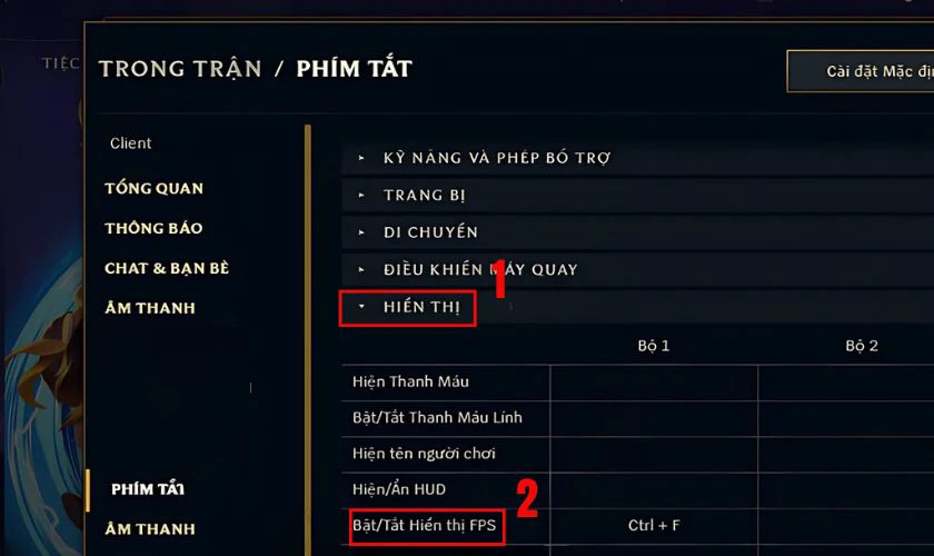 Cách sửa lỗi FPS và Ping không hiển thị trong LOL