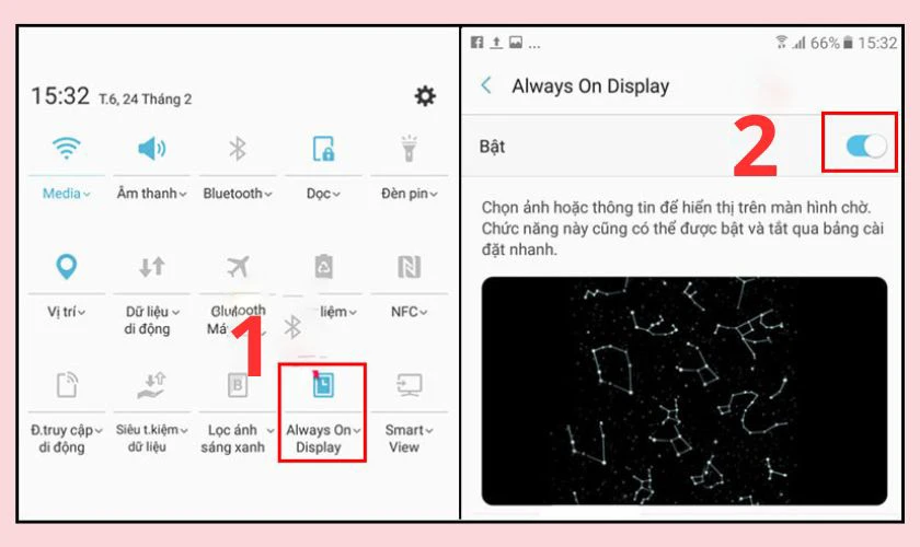 Tính năng Always On Display trên Android