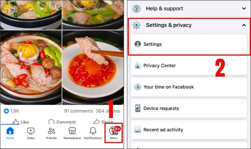 Cách hiển thị số người theo dõi trên Facebook trên điện thoại