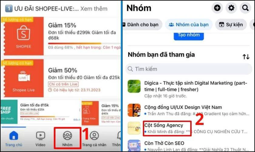 C&aacute;ch kết bạn tr&ecirc;n Facebook qua nh&oacute;m hoặc trang chung