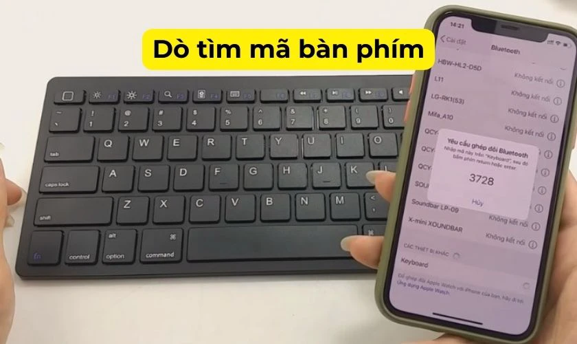 Cách kết nối bàn phím Bluetooth với điện thoại iPhone